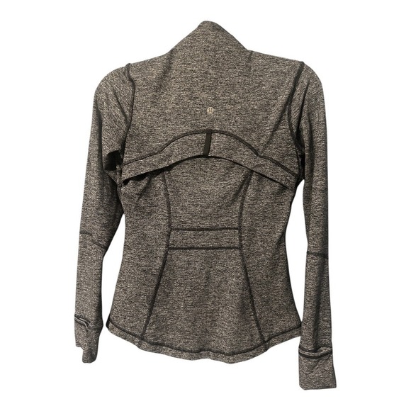 Lululemon Heathered Black Define Jacket, Size 6 - Picture 3 of 9